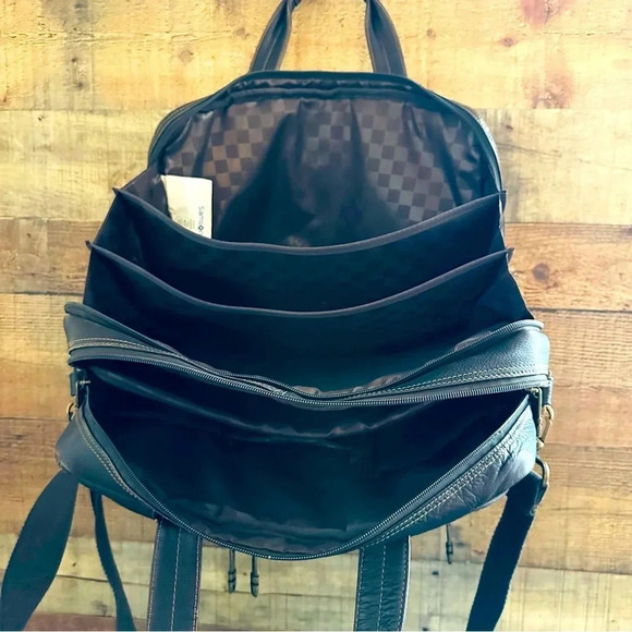 Vintage Samsonite Genuine Leather Portfolio/Briefcase/Laptop Messenger Bag - Picture 15 of 15